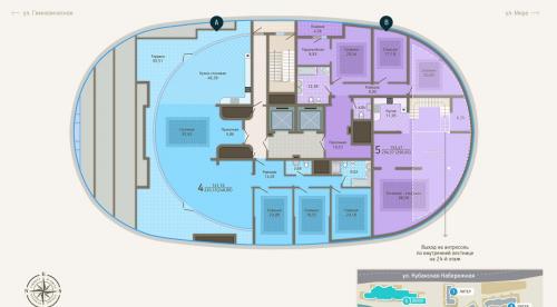 Пентхаус ЖК адмирал краснодар. ПЛАНИРОВКА ПЕНТХАУСА В ЖК АДМИРАЛ ЛИТЕ. ПОДЪЕЗД 1