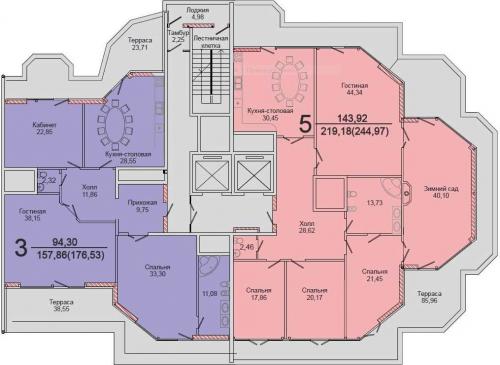 Пентхаус жк адмирал краснодар. ПЛАНИРОВКИ ПЕНТХАУСОВ В ЖК АДМИРАЛ ЛИТЕР 3 КРАСНОДАР