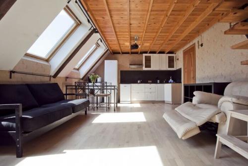 Минус домов с мансардным вторым этажом. Дом с мансардой – особенности проектной документации и выбора стройматериалов 06