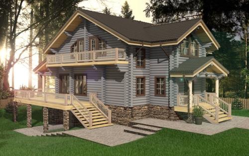 Один или два этажа. Двухэтажный дом: плюсы 03