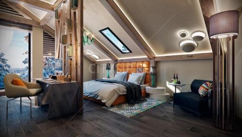 Плюсы и минусы мансардного этажа. Отделка и интерьер 01