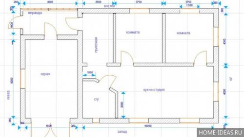 В каких случаях нужен 2х этажный дом.  Экономия на фундаменте 03