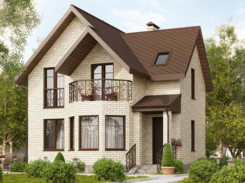 Одноэтажный или мансардный дом. Что выбрать: проект двухэтажного дома 120 м2 или одноэтажный коттедж с мансардой