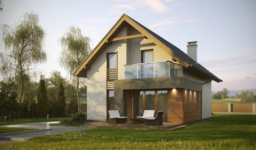 Одноэтажный или мансардный дом. Что выбрать: проект двухэтажного дома 120 м2 или одноэтажный коттедж с мансардой